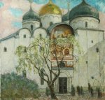 Святая София Новгородская - 1995, 95х100, холст, масло, цена договорная.